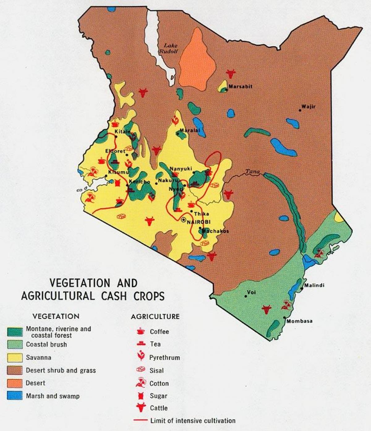 քարտեզ Քենիայում բնական պաշարների նախարար