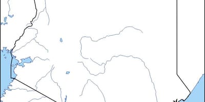 Քարտեզ դատարկ քարտեզ Քենիայում